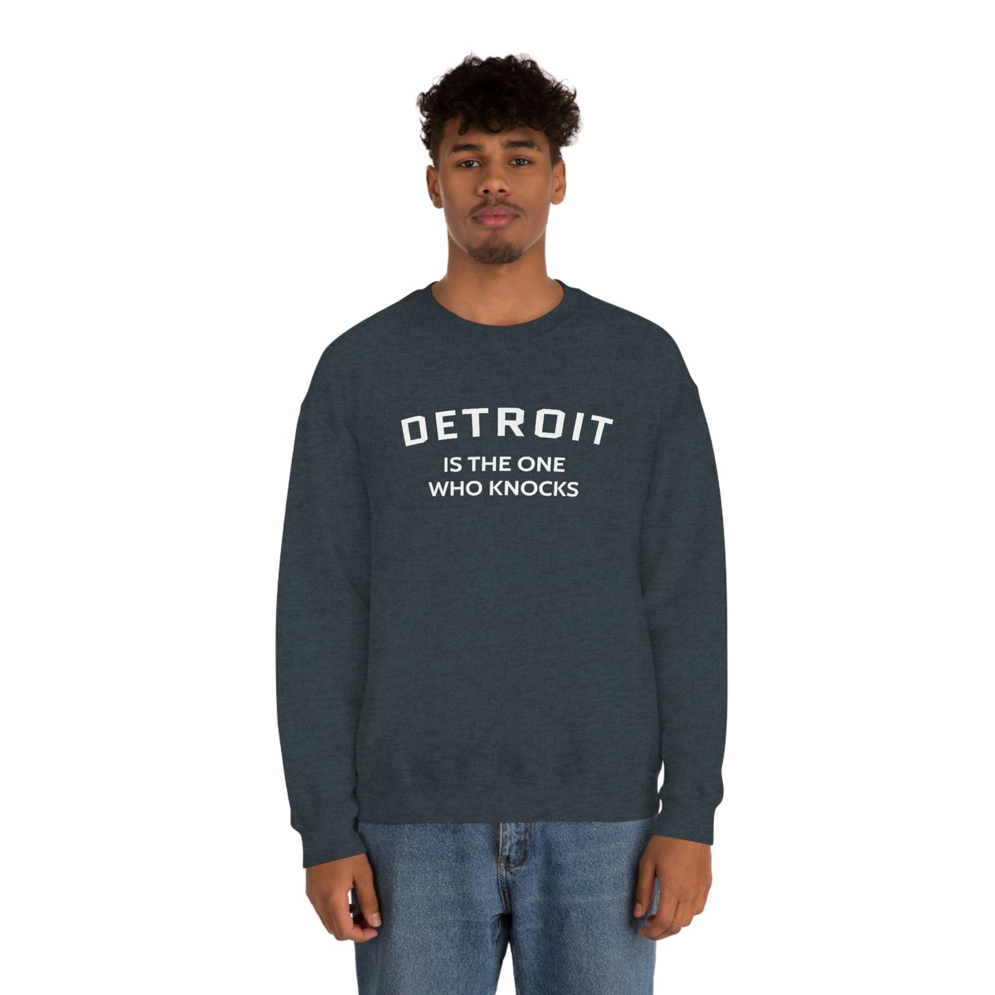 'Detroit is the One Who Knocks' Sweatshirt | Unisex Standard