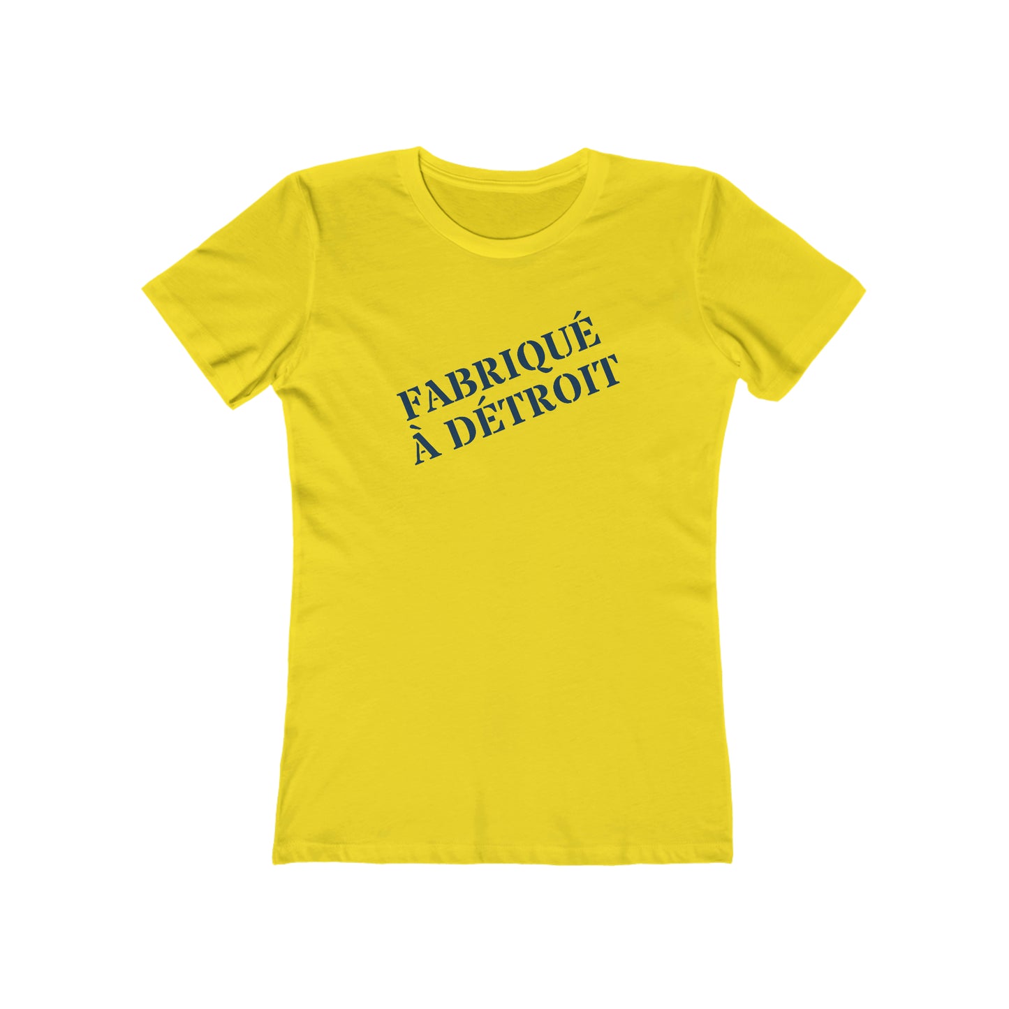 'Fabriqué à Détroit' T-Shirt | Women's Boyfriend Cut