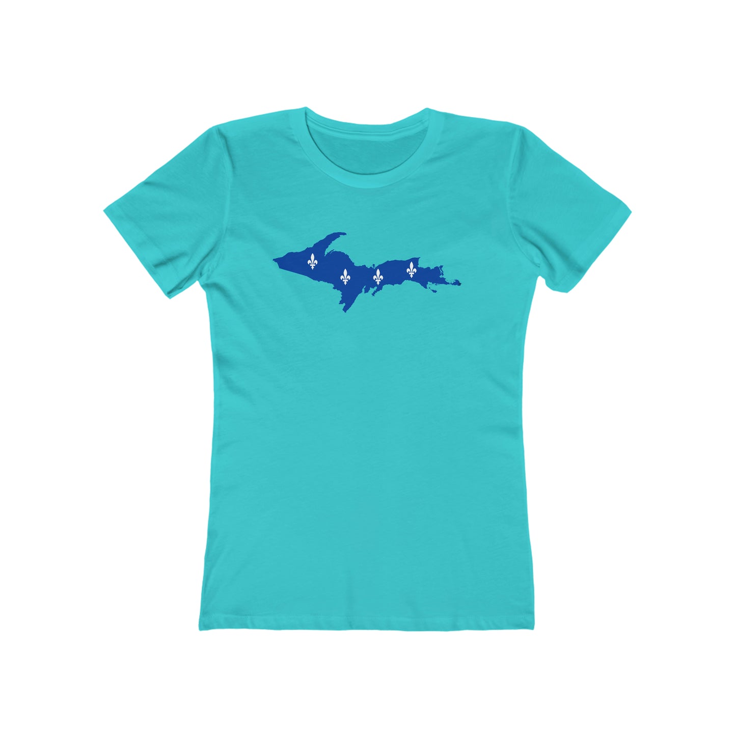 Upper Peninsula T-Shirt (w/ UP Quebec Flag Outline) | Women's Boyfriend Cut