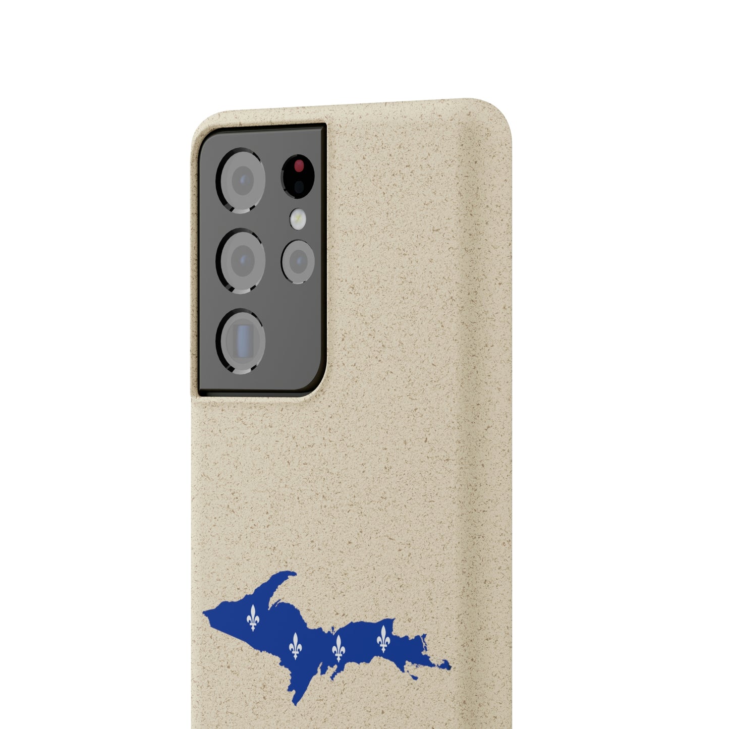 Michigan Upper Peninsula Biodegradable Phone Cases (w/ UP Quebec Flag Outline) | Samsung Android