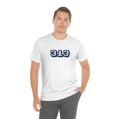 Detroit '313' T-Shirt (Arcade Font) | Unisex Standard Fit