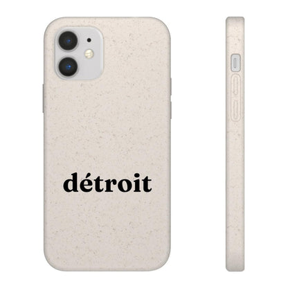 'Détroit' Phone Cases (Old Style Serif Font) | Android & iPhone - Circumspice Michigan