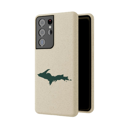 Michigan Upper Peninsula Biodegradable Phone Cases (w/ Green UP Outline) | Samsung Android