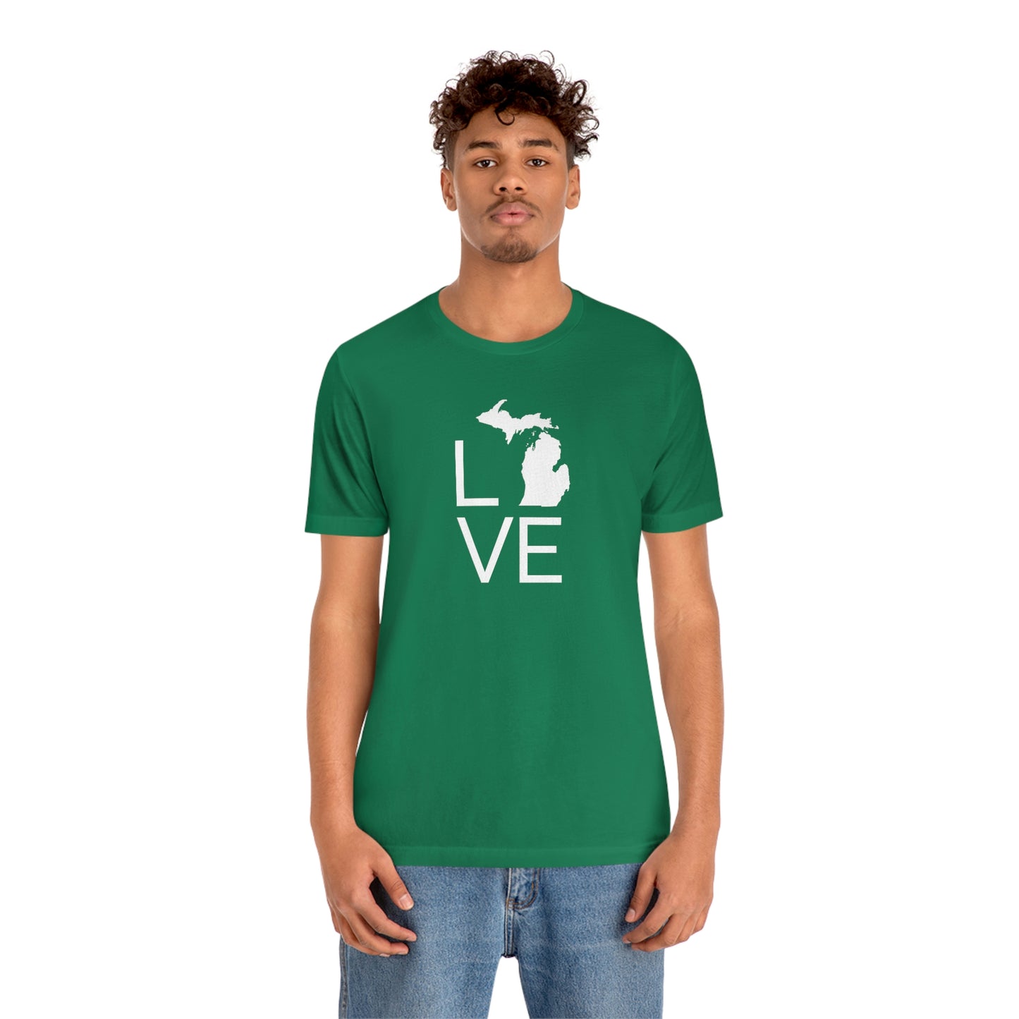 Michigan 'Love' T-Shirt (Thin Sans Font) | Unisex Standard Fit