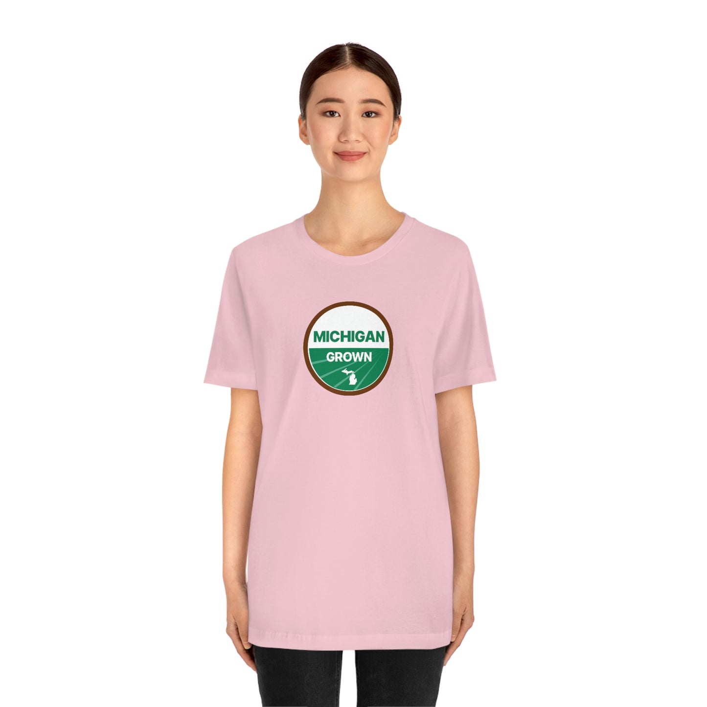 'Michigan Grown' T-Shirt (Agricultural Certification Parody) | Unisex Standard Fit