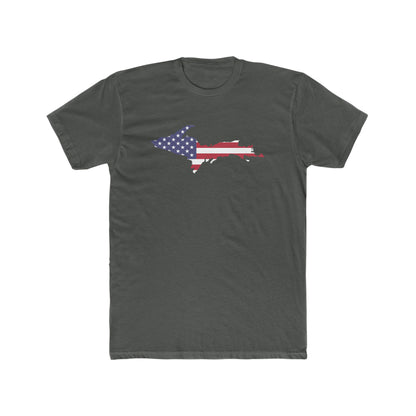 Michigan Upper Peninsula T-Shirt (w/ UP USA Flag Outline) | Men's Fitted