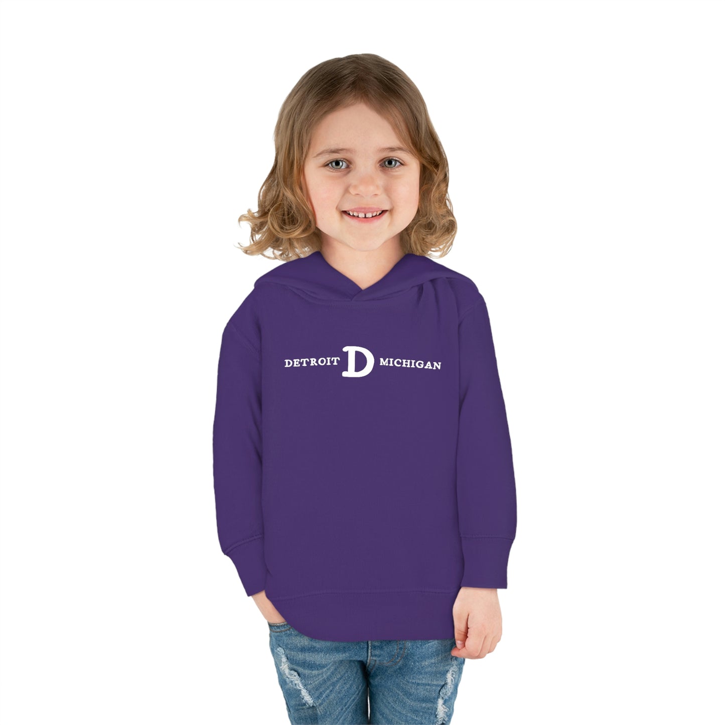 'Detroit Michigan' Hoodie (w/ Old French D) | Unisex Toddler