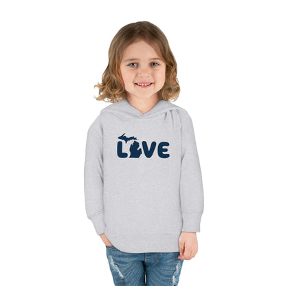 Michigan 'Love' Hoodie (Rounded Children's Font) | Unisex Toddler