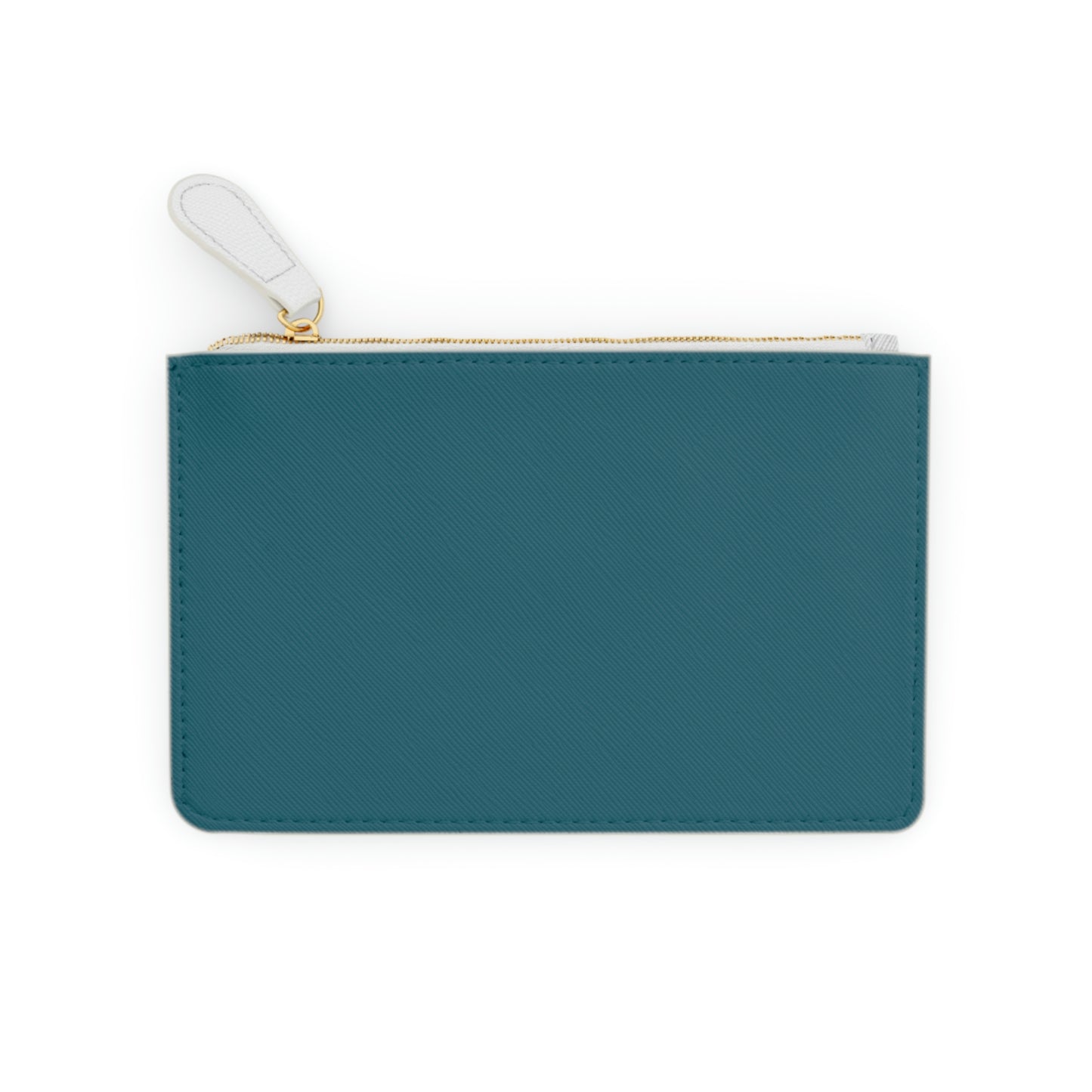 Michigan Upper Peninsula Mini Clutch Bag (Auburn Hills Teal w/ UP Outline)