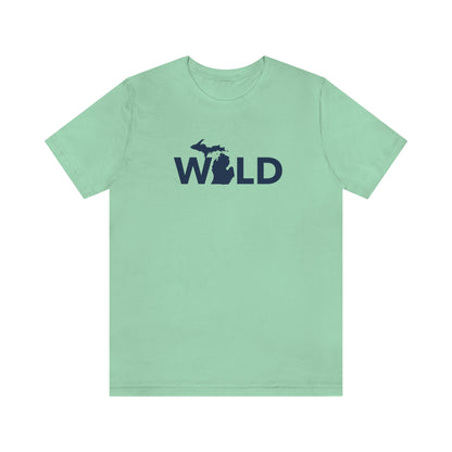 Michigan 'Wild' T-Shirt (Geometric Sans Font) | Unisex Standard Fit