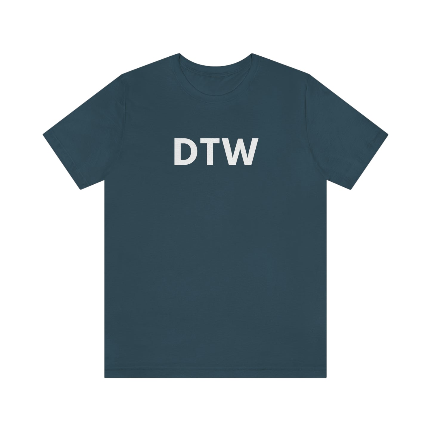 Detroit 'DTW' T-Shirt | Unisex Standard Fit