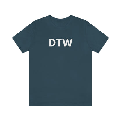 Detroit 'DTW' T-Shirt | Unisex Standard Fit