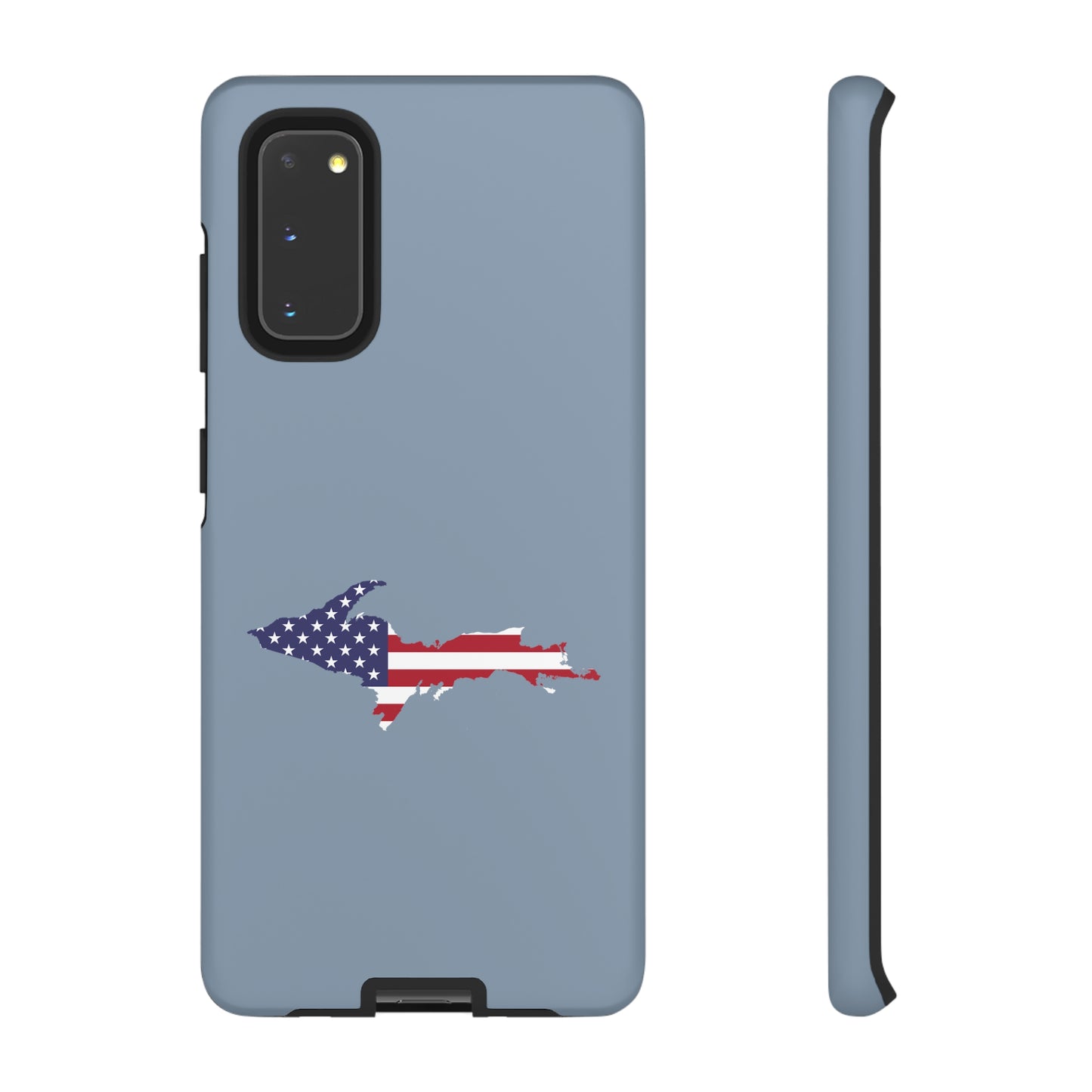 Michigan Upper Peninsula Tough Phone Case (B-24 Liberator w/ UP USA Flag Outline) | Samsung & Pixel Android