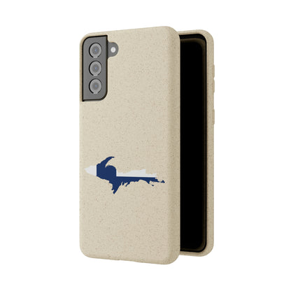 Michigan Upper Peninsula Biodegradable Phone Cases (w/ UP Finland Flag Outline) | Samsung Android