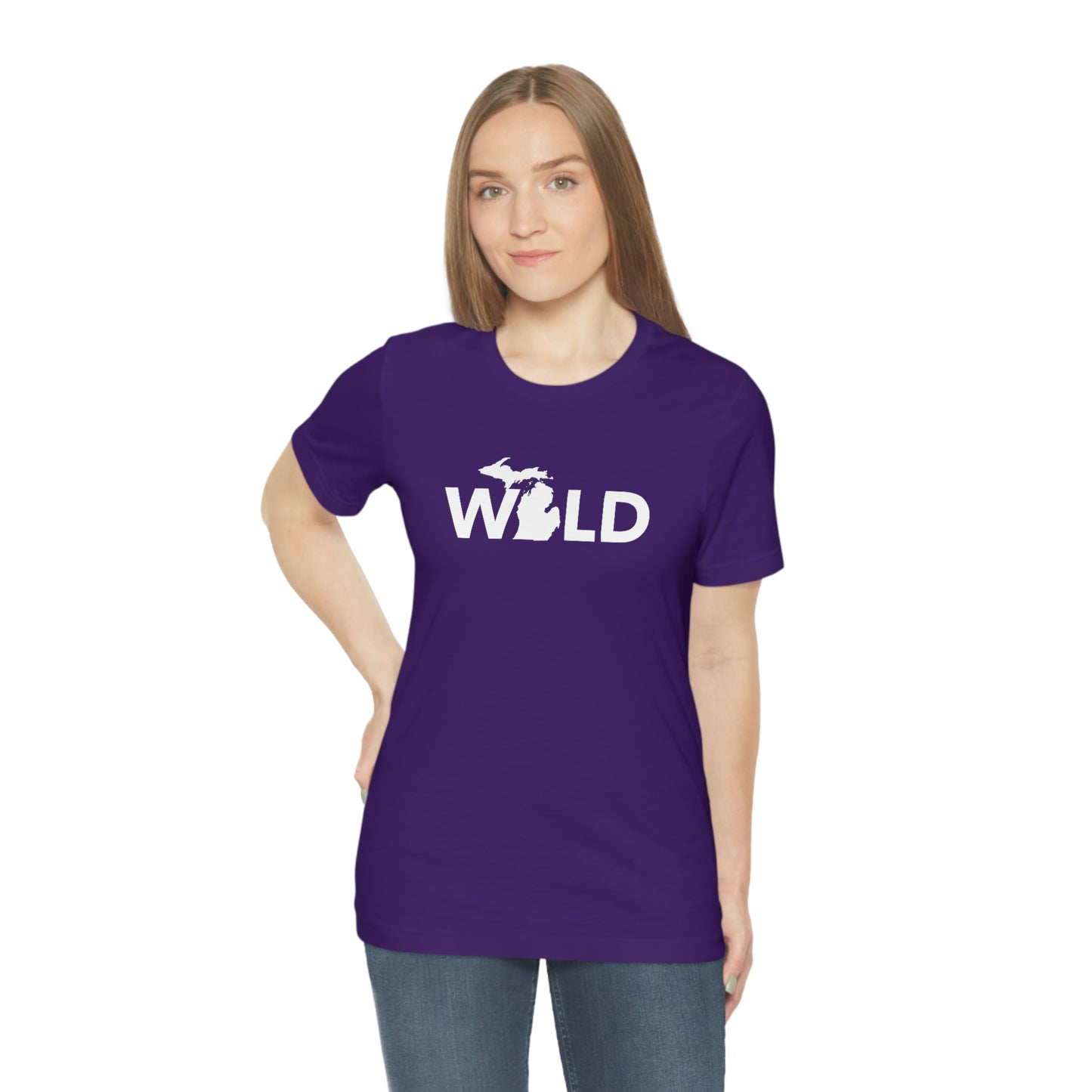 Michigan 'Wild' T-Shirt (Geometric Sans Font) | Unisex Standard Fit