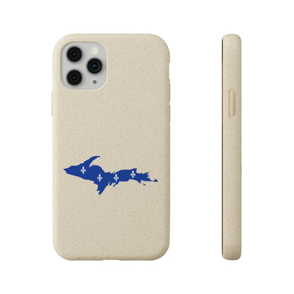 Michigan Upper Peninsula Biodegradable Phone Cases (w/ UP Quebec Flag Outline) | Apple iPhone