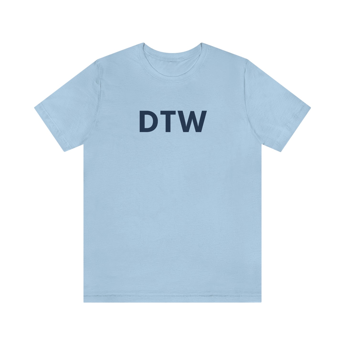 Detroit 'DTW' T-Shirt | Unisex Standard Fit