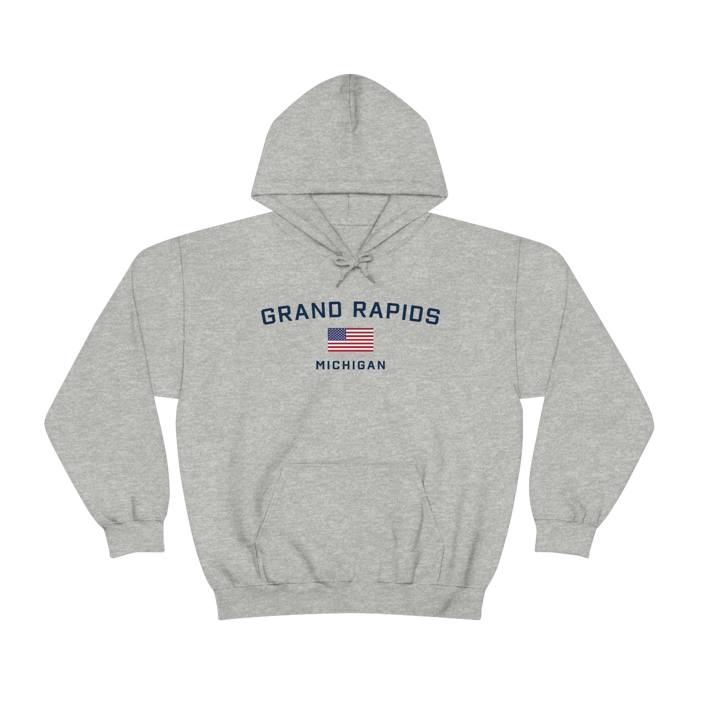 'Grand Rapids Michigan' (w/USA Flag Outline) | Unisex Standard