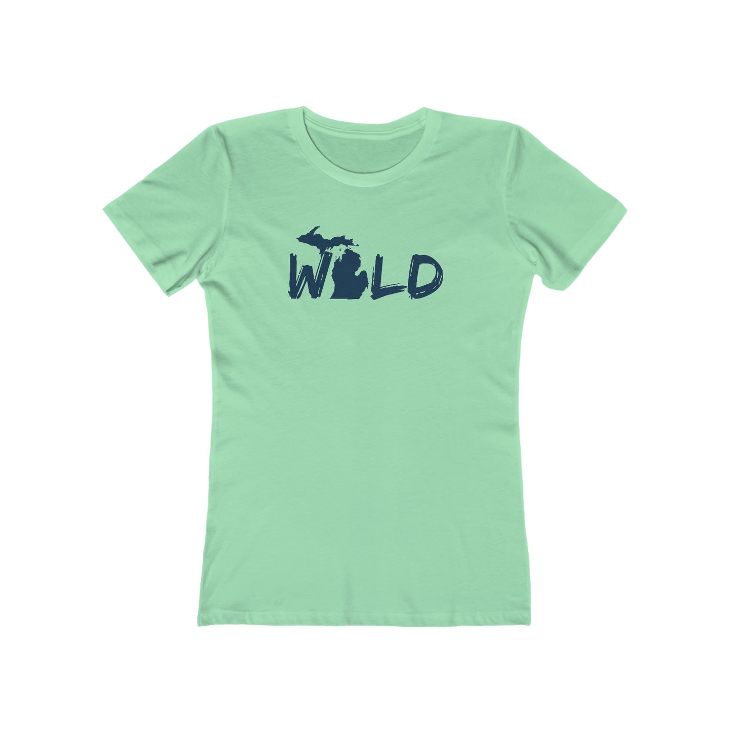 Michigan 'Wild' T-Shirt (Paintbrush Font) | Women's Boyfriend Cut