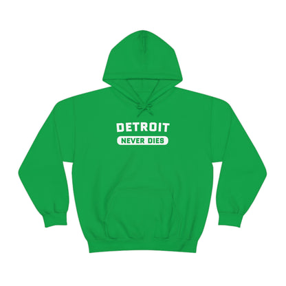 'Detroit Never Dies' Hoodie | Unisex Standard