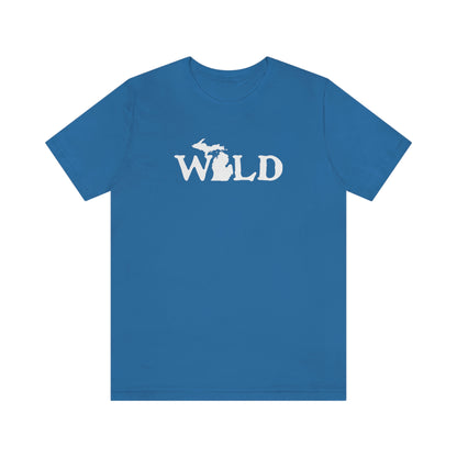 Michigan 'Wild' T-Shirt (Woodcut Font) | Unisex Standard Fit