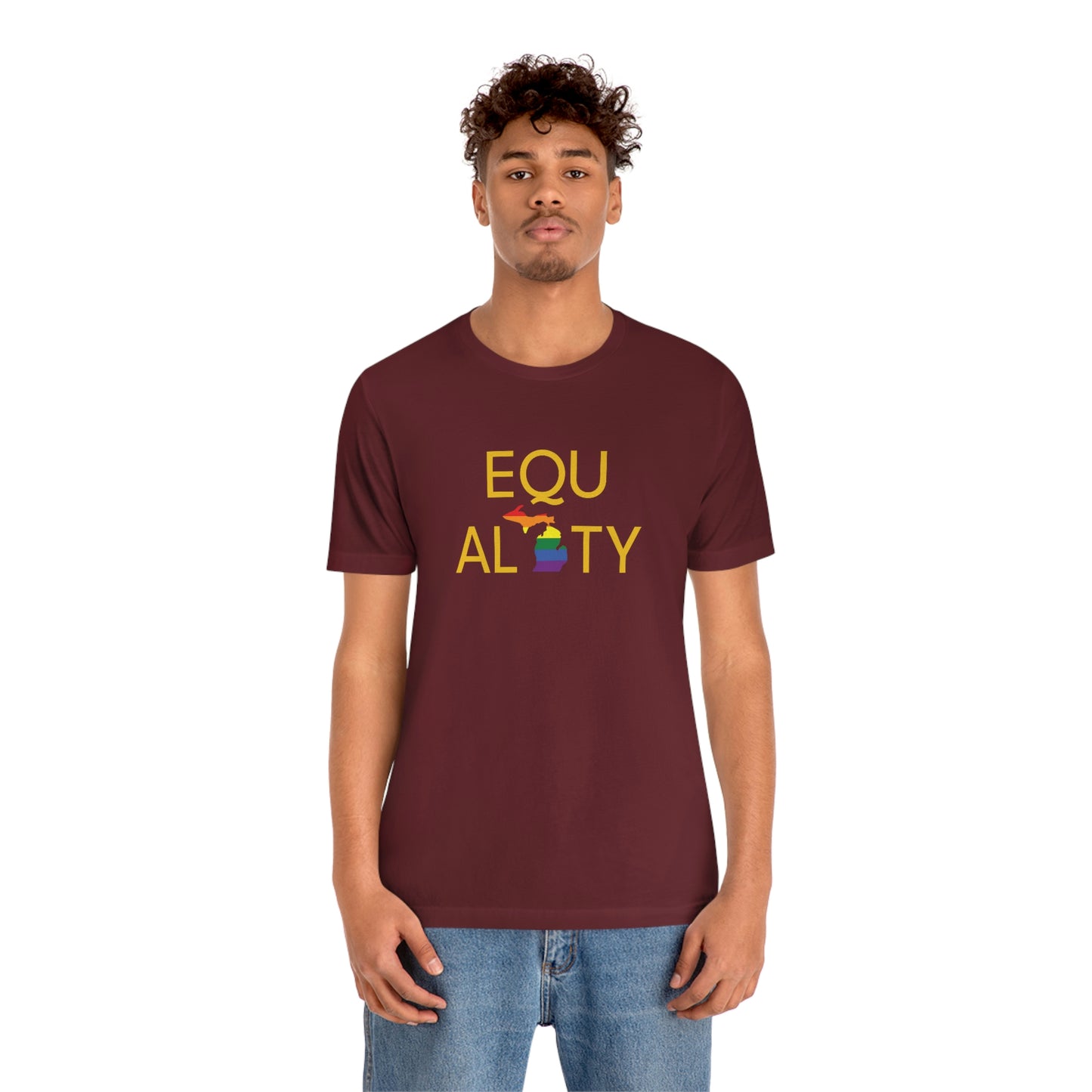 'Equality' Michigan LGBTQ Pride T-Shirt | Unisex Standard Cut