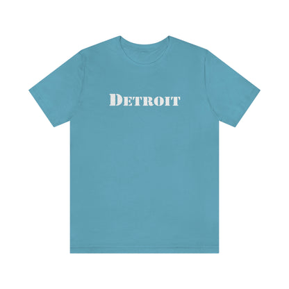 'Detroit' T-Shirt (Army Stencil Font) | Unisex Standard Fit