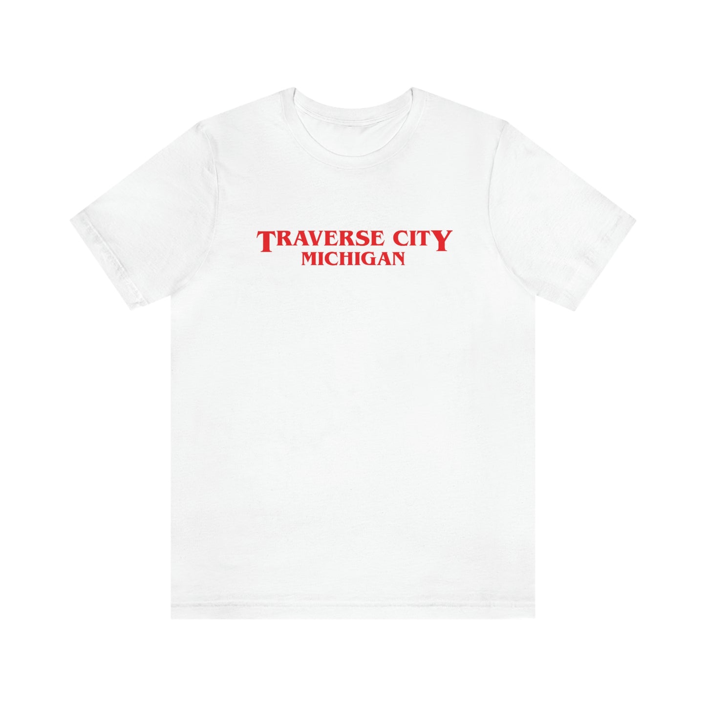 'Traverse City Michigan' ' T-Shirt (1980s Drama Parody) | Unisex Standard Fit