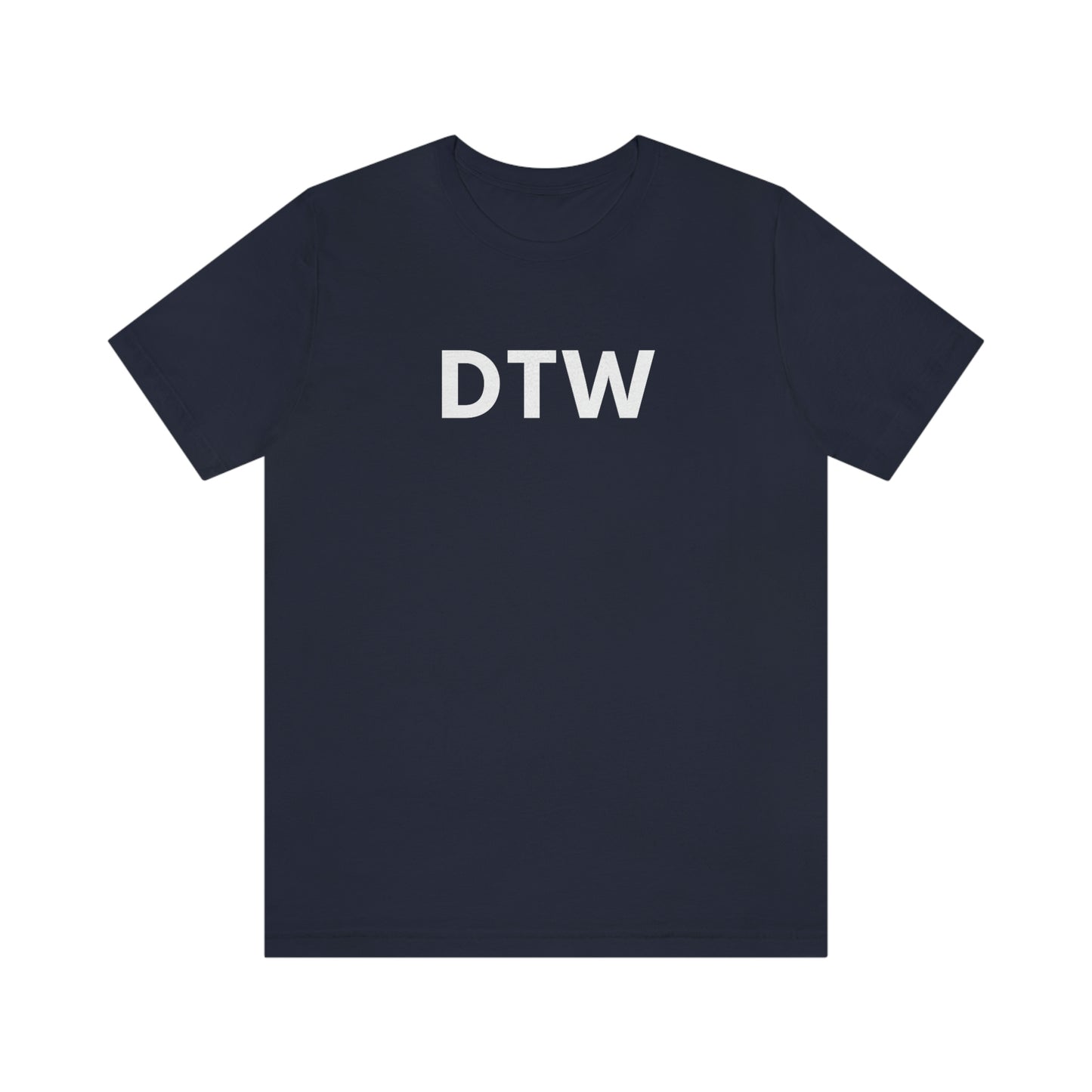 Detroit 'DTW' T-Shirt | Unisex Standard Fit