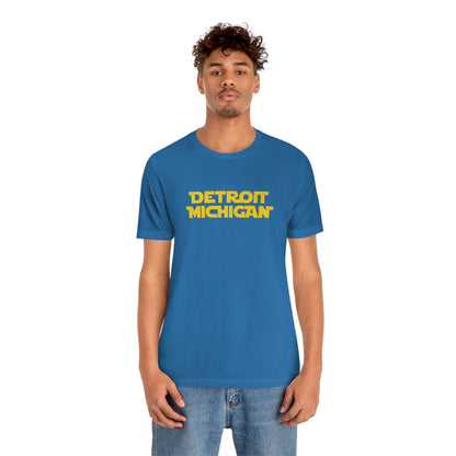 'Detroit Michigan' T-Shirt (1970s Epic Sci-Fi Parody) | Unisex Standard Fit