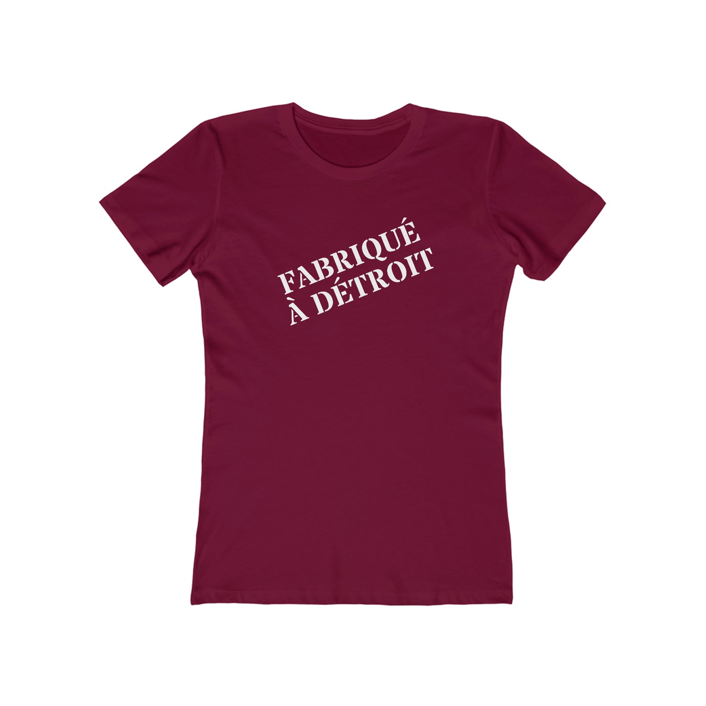 'Fabriqué à Détroit' T-Shirt | Women's Boyfriend Cut