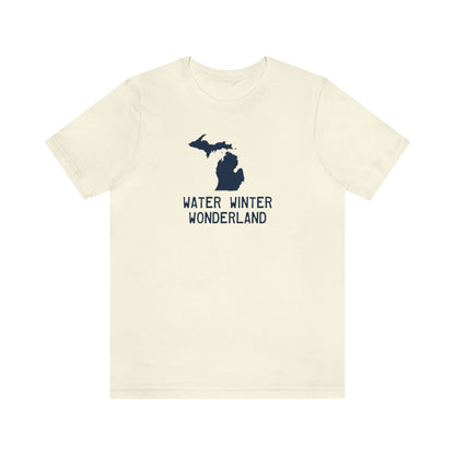 Michigan 'Water Winter Wonderland' T-Shirt | Unisex Standard Fit