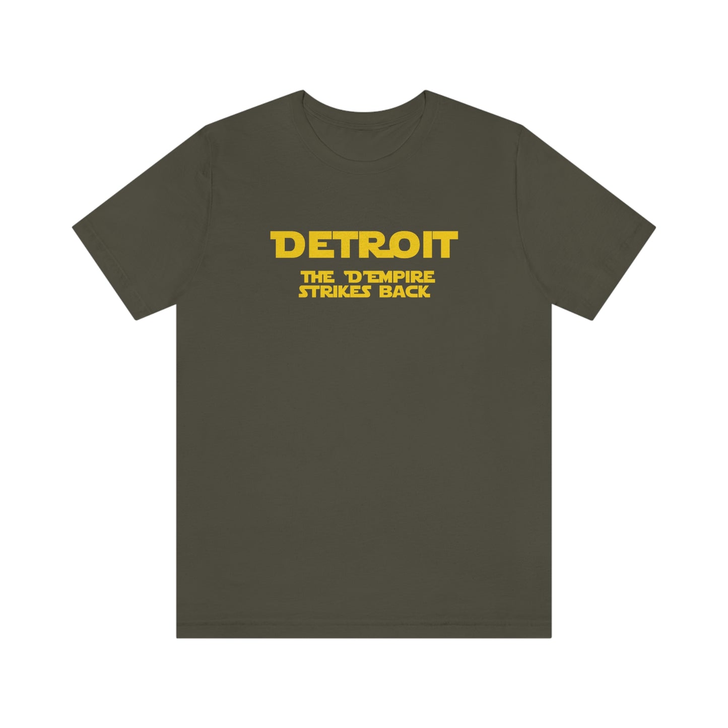 'Detroit the D'Empire Strikes Back' T-Shirt (1970s Sci-Fi Parody) | Unisex Standard Fit