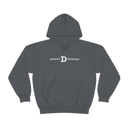 'Detroit Michigan' Hoodie (w/ Old French D) | Unisex Standard