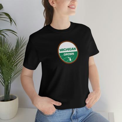 'Michigan Grown' T-Shirt (Agricultural Certification Parody) | Unisex Standard Fit