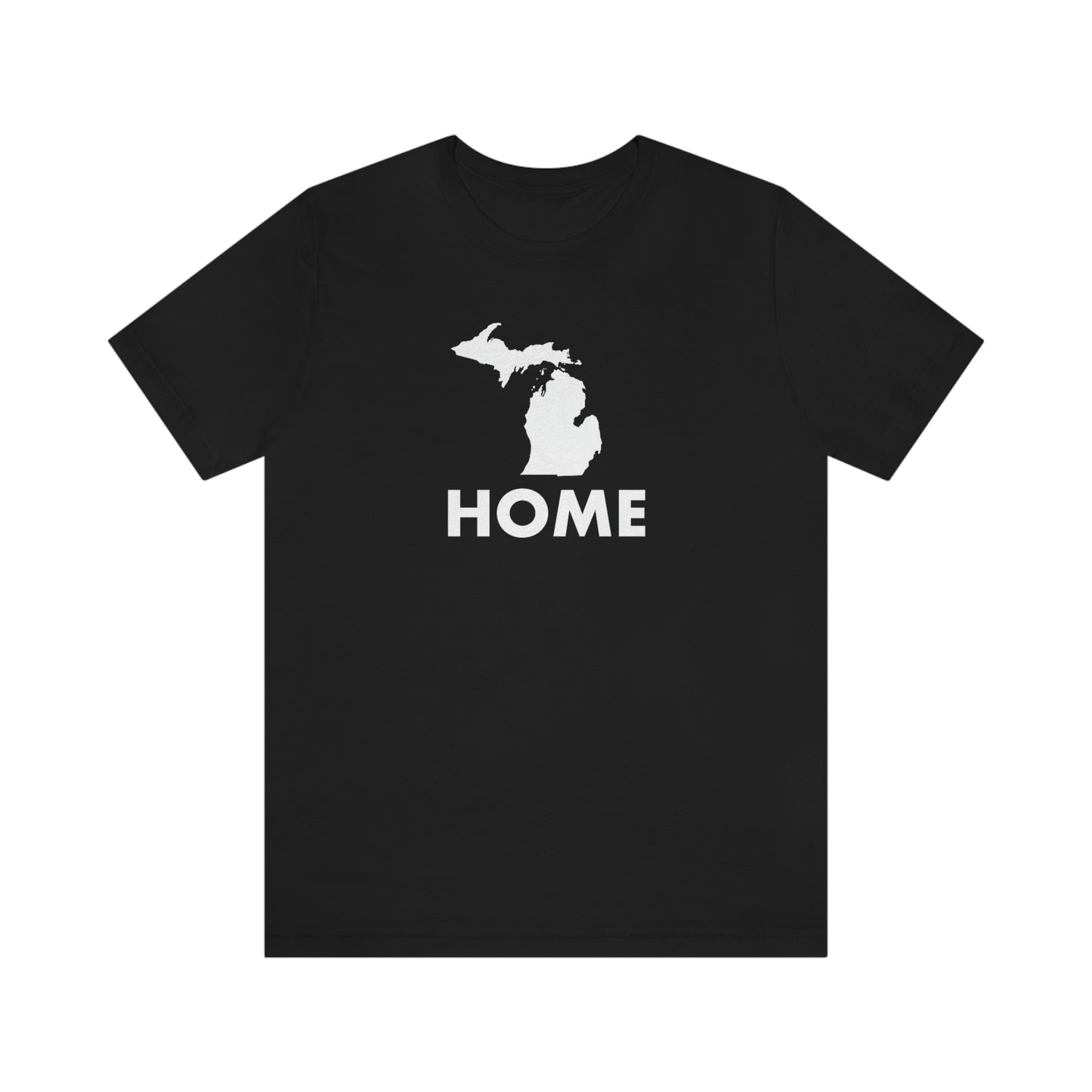 Michigan 'Home' T-Shirt (Geometric Sans Font) | Unisex Standard Fit