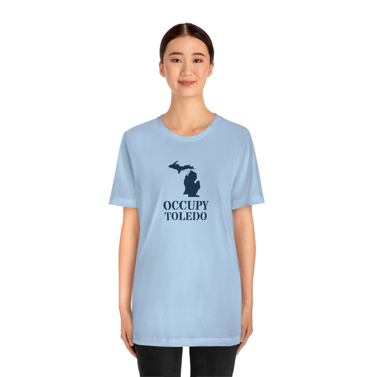 'Occupy Toledo' T-Shirt (w/ Corrected Michigan Outline) | Unisex Standard Fit