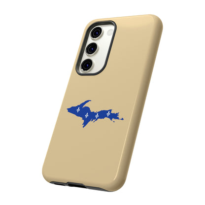 Michigan Upper Peninsula Tough Phone Case (Maple Color w/ UP Quebec Flag Outline) | Samsung & Pixel Android