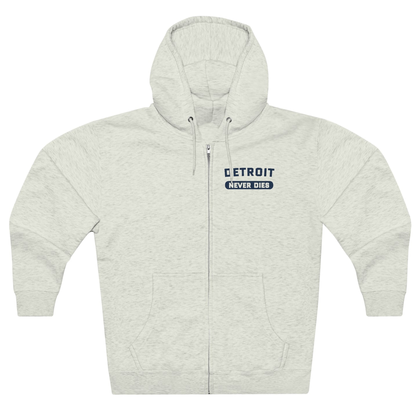 'Detroit Never Dies' Full-Zip Hoodie