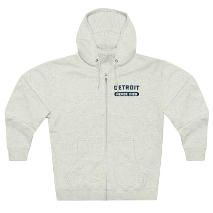 'Detroit Never Dies' Full-Zip Hoodie