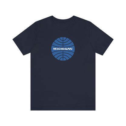 'Michigan' T-Shirt (Retro Airline Parody)  | Unisex Standard Fit