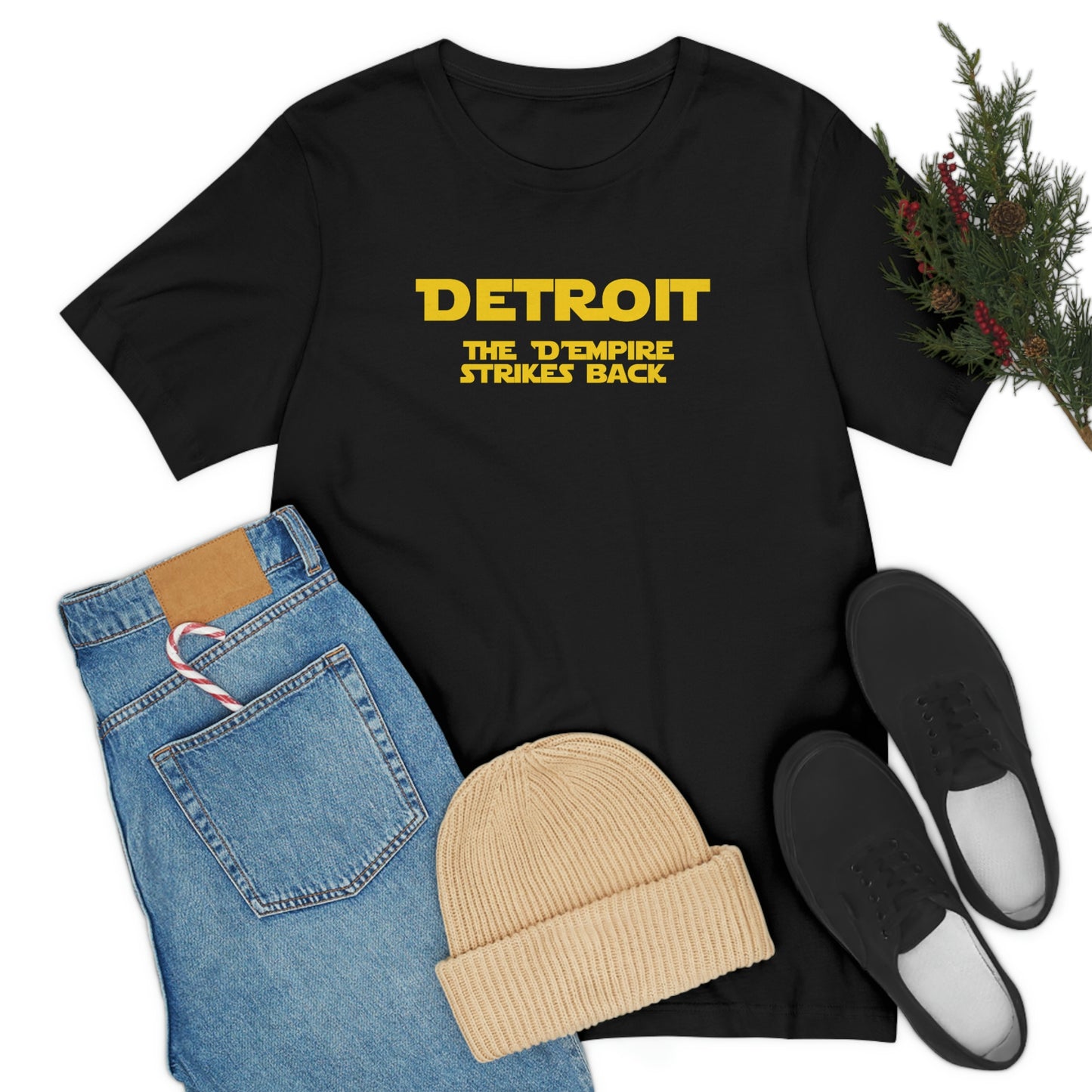 'Detroit the D'Empire Strikes Back' T-Shirt (1970s Sci-Fi Parody) | Unisex Standard Fit