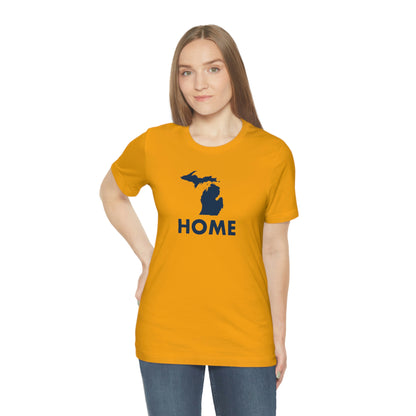 Michigan 'Home' T-Shirt (Geometric Sans Font) | Unisex Standard Fit