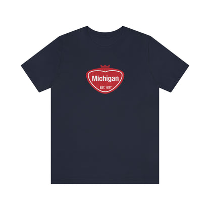 'Michigan EST. 1837' T-Shirt (Local Sodapop Parody) | Unisex Standard Fit