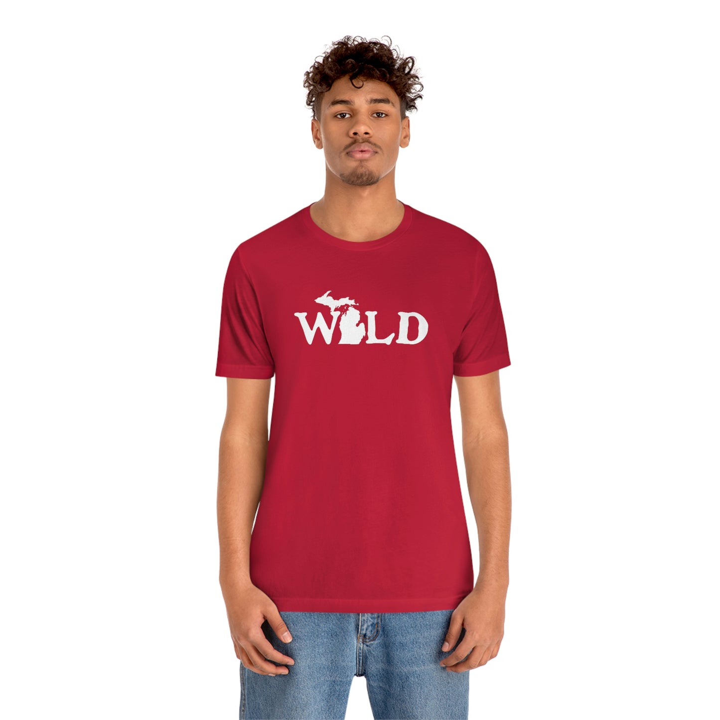 Michigan 'Wild' T-Shirt (Woodcut Font) | Unisex Standard Fit