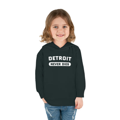 'Detroit Never Dies' Hoodie | Unisex Toddler