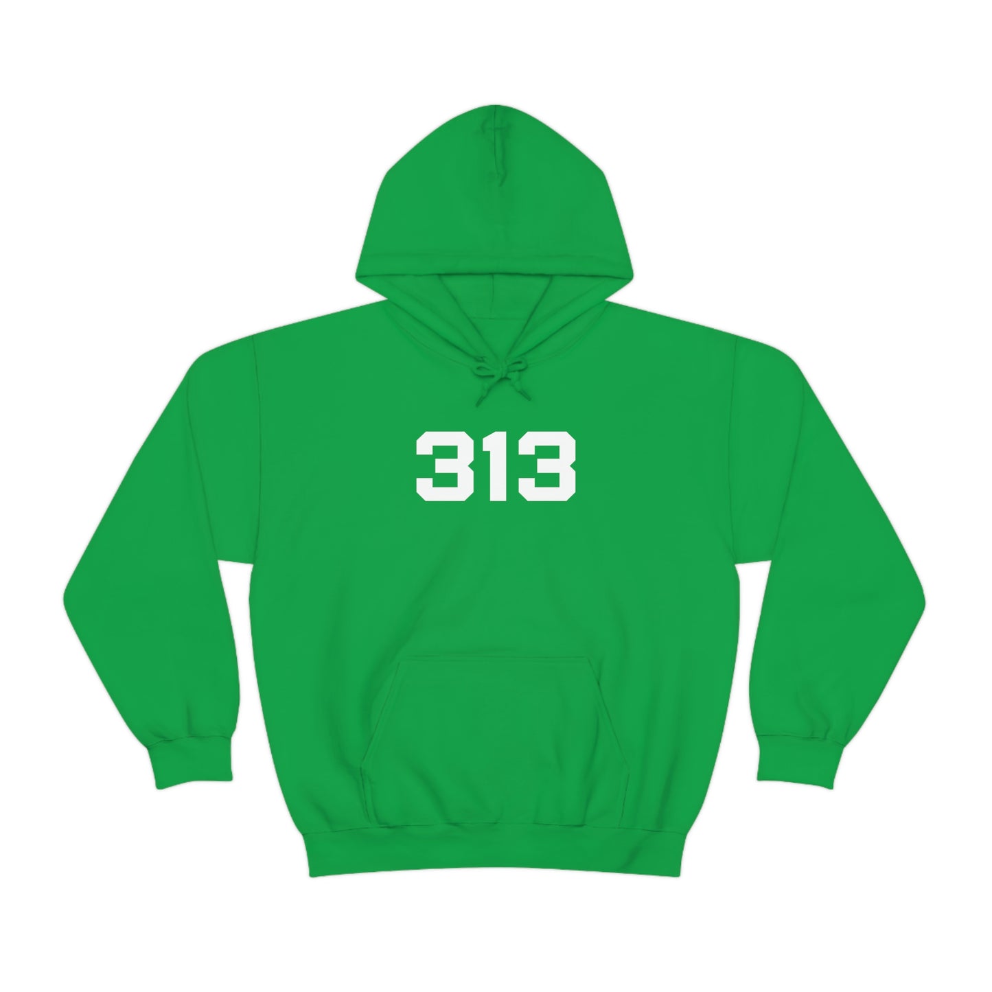 Detroit '313' Hoodie (Athletic Font) | Unisex Standard