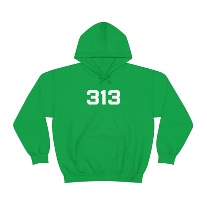 Detroit '313' Hoodie (Athletic Font) | Unisex Standard