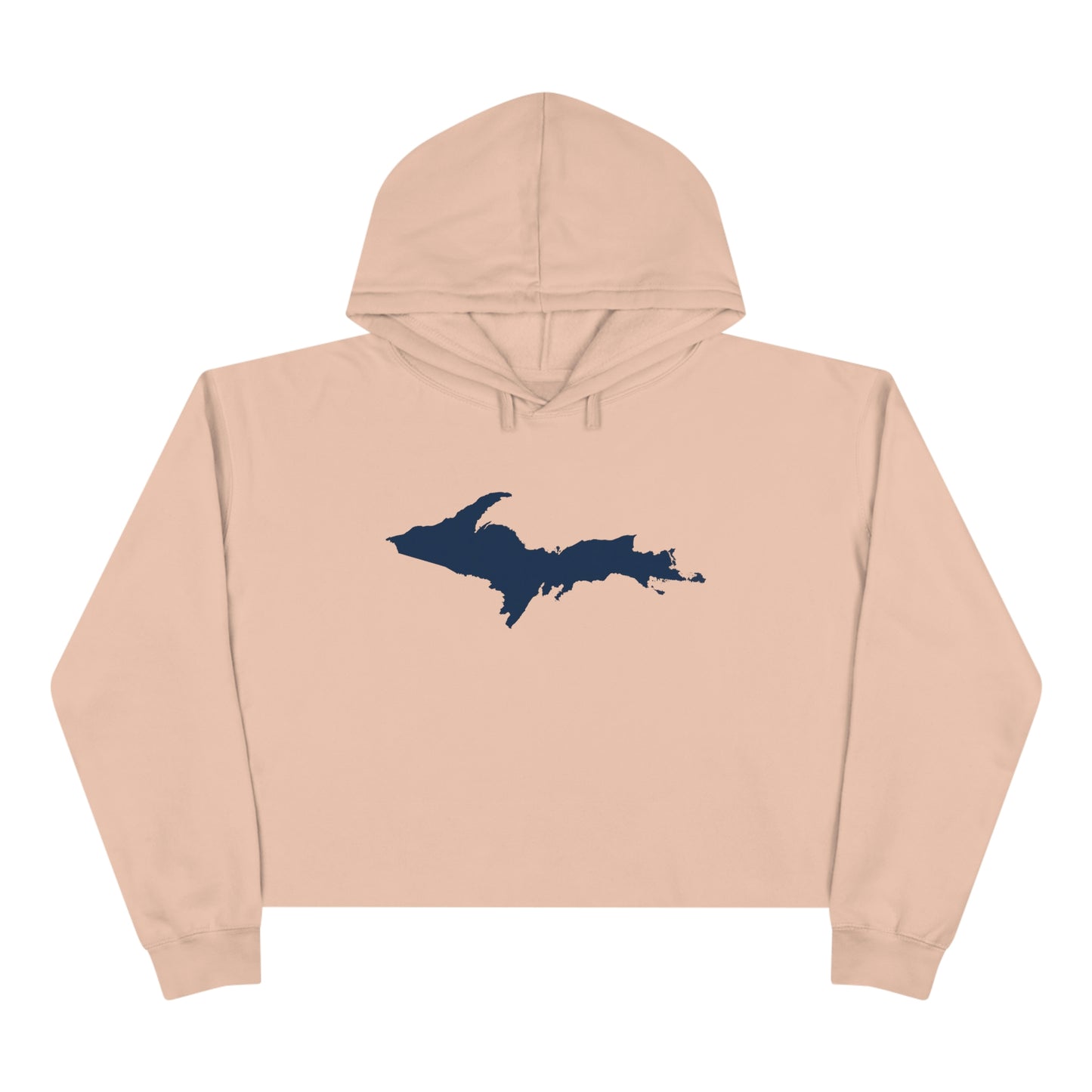 Michigan Upper Peninsula Cropped Hoodie (w/ UP Outline)