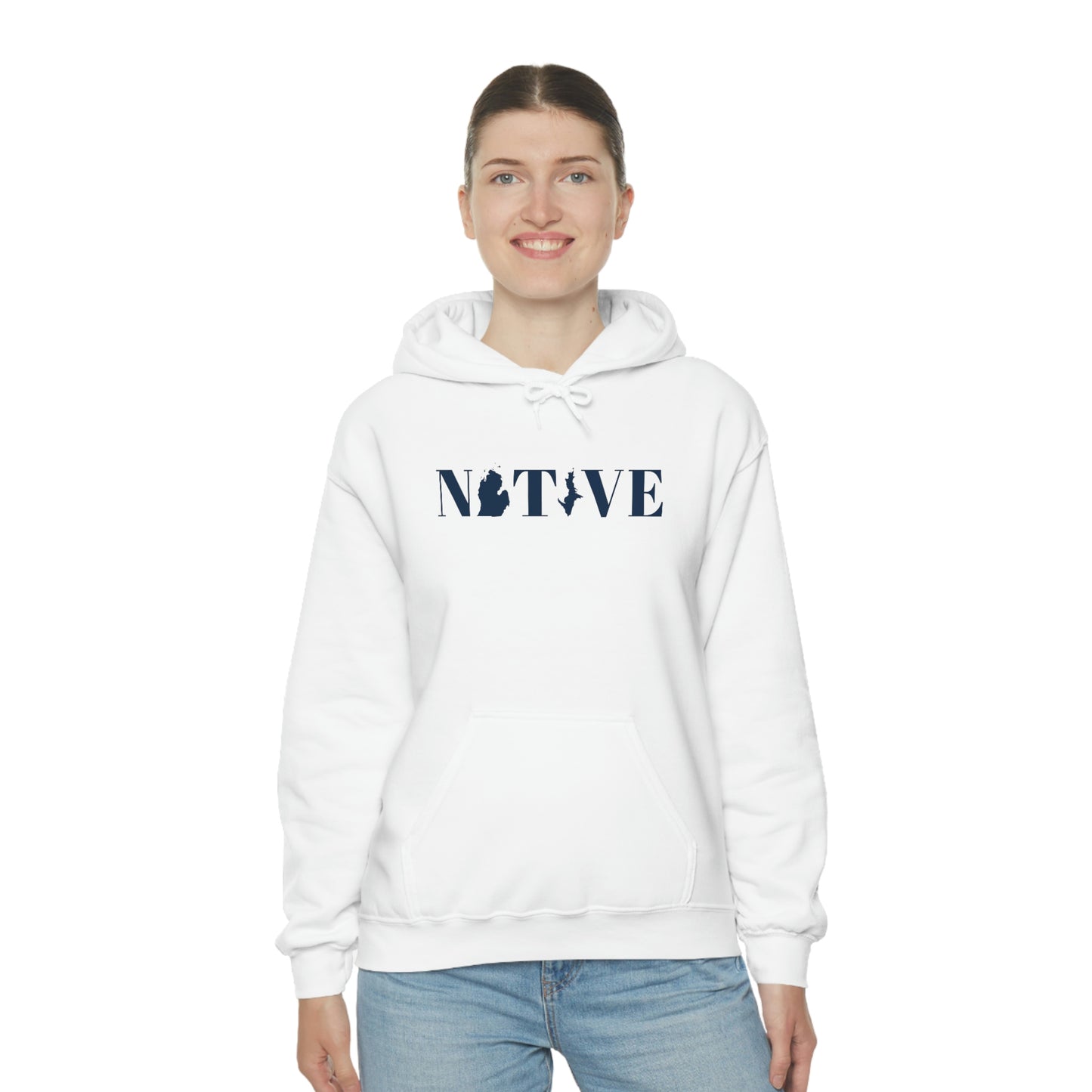 Michigan 'Native' Hoodie (Didone Font) | Unisex Standard